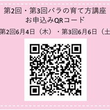 令和8年度　第2回・第3回　バラの育て方講座　受講募集