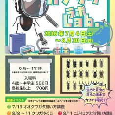 樹空の森昆虫展2026「カブクワ Lab.」